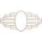 Ekena Millwork Elizabeth Wood Fretwork Pierced Ceiling Medallion, Alder, 16"W x 8"H x 4 3/8"IW x 7 5/8"IH x 1/4"T CMWP16X08X0250EBAL - alternate 1